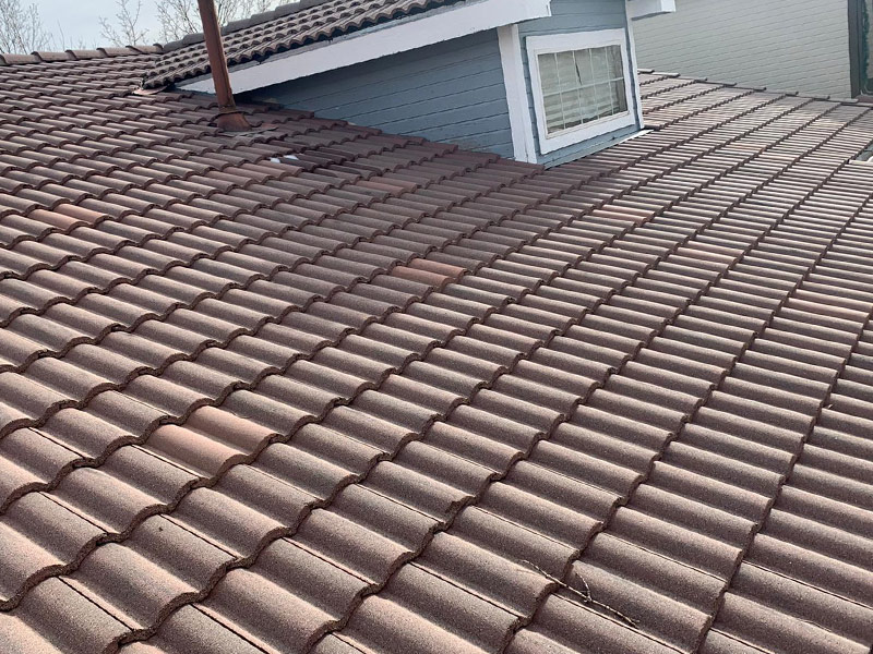 Residential tile roofing